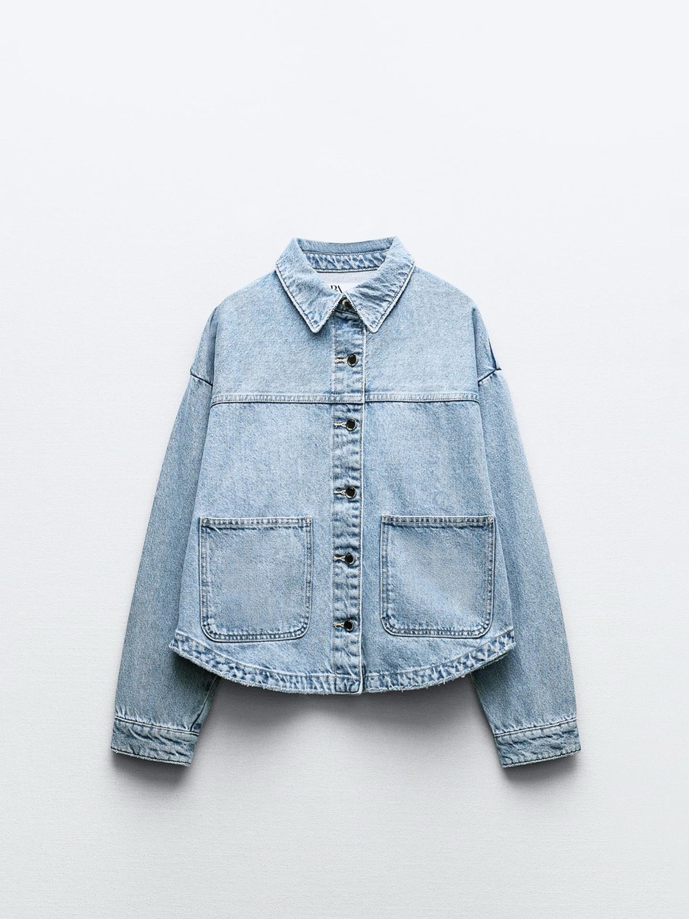 Zara Light Wash Denim Jacket